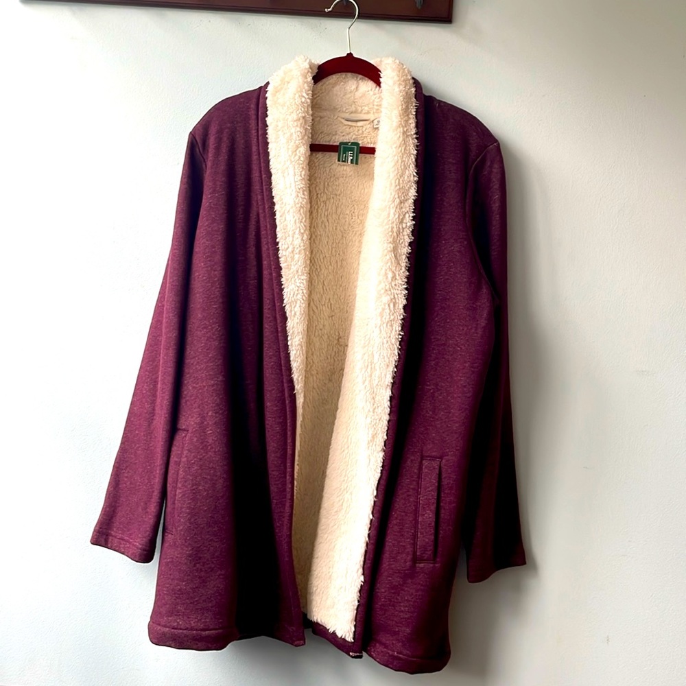 NWT - LL Bean Sherpa Lined Jacket